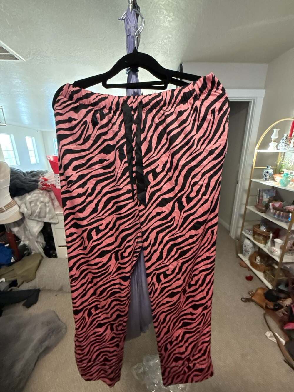 Victoria's Secret Pink and Black Zebra Print Pajama Pants Size S